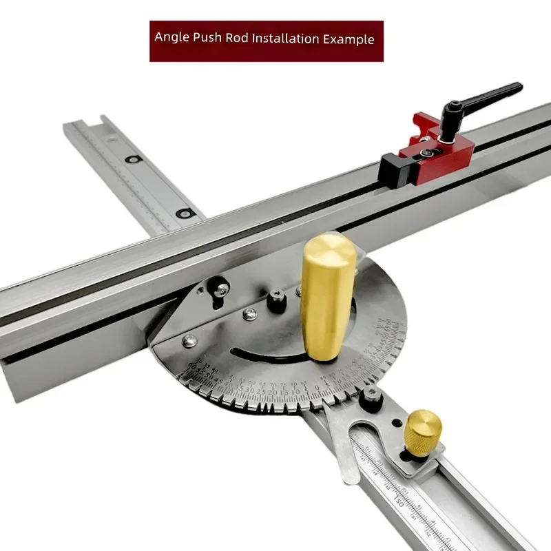 Universal Woodworking Backer Belt Limit Table Saw Push Handle Bakelite Milling Flip Chip Table Band Saw Aluminum Alloy Tape