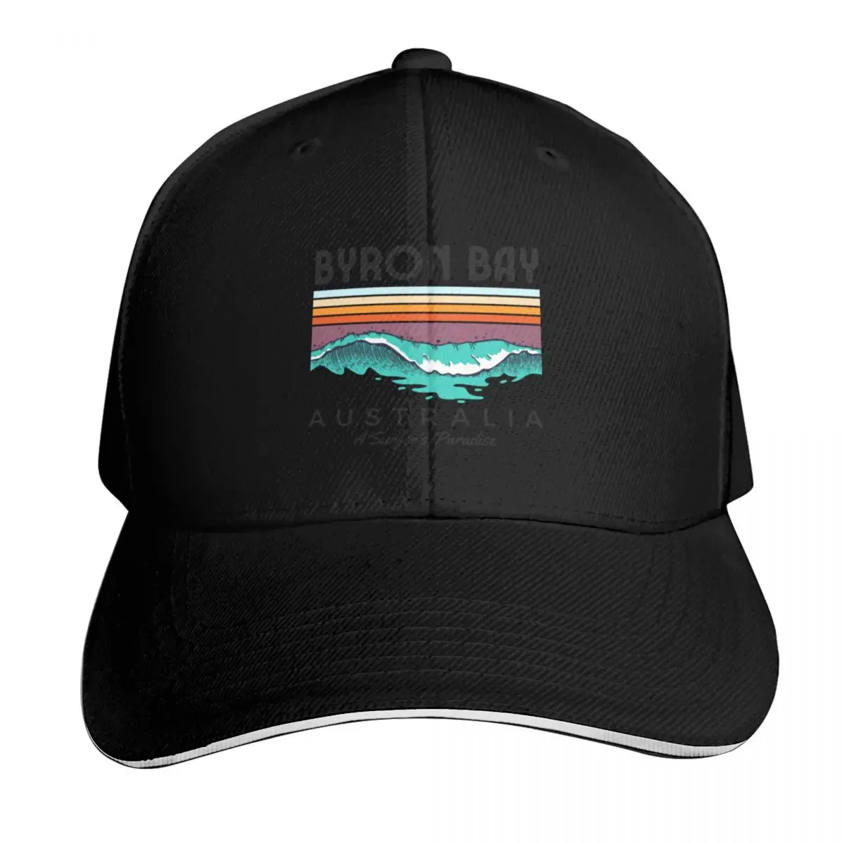 Byron Bay Australia A Surfer's Paradise Baseball Cap Gift for Him Her Casual Daily Wear Quick Dry Performance