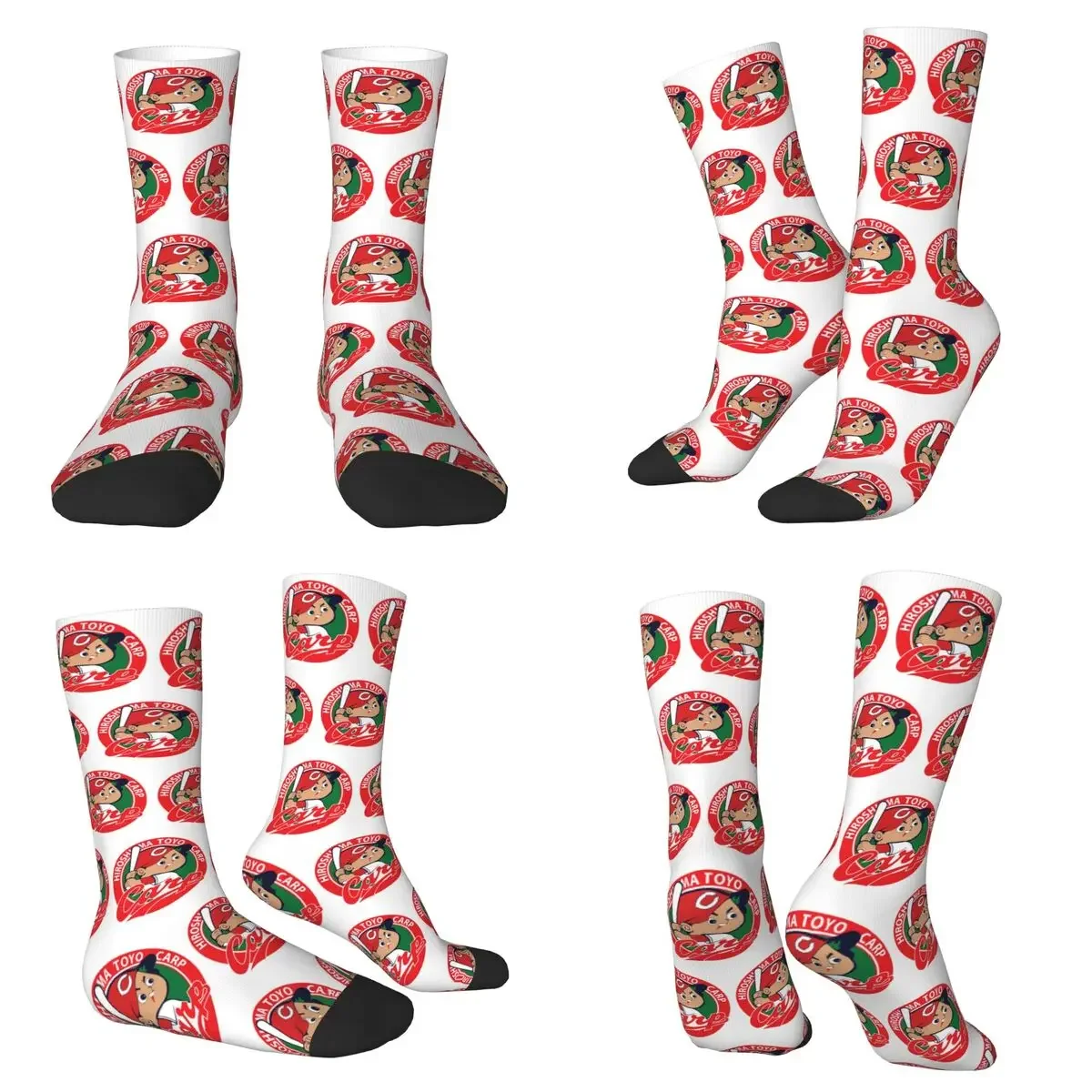 

Носки Hiroshima Toyo Carp, супермягкие носки в стиле Харадзюку, всесезонные длинные носки унисекс, подарки на День святого Валентина
