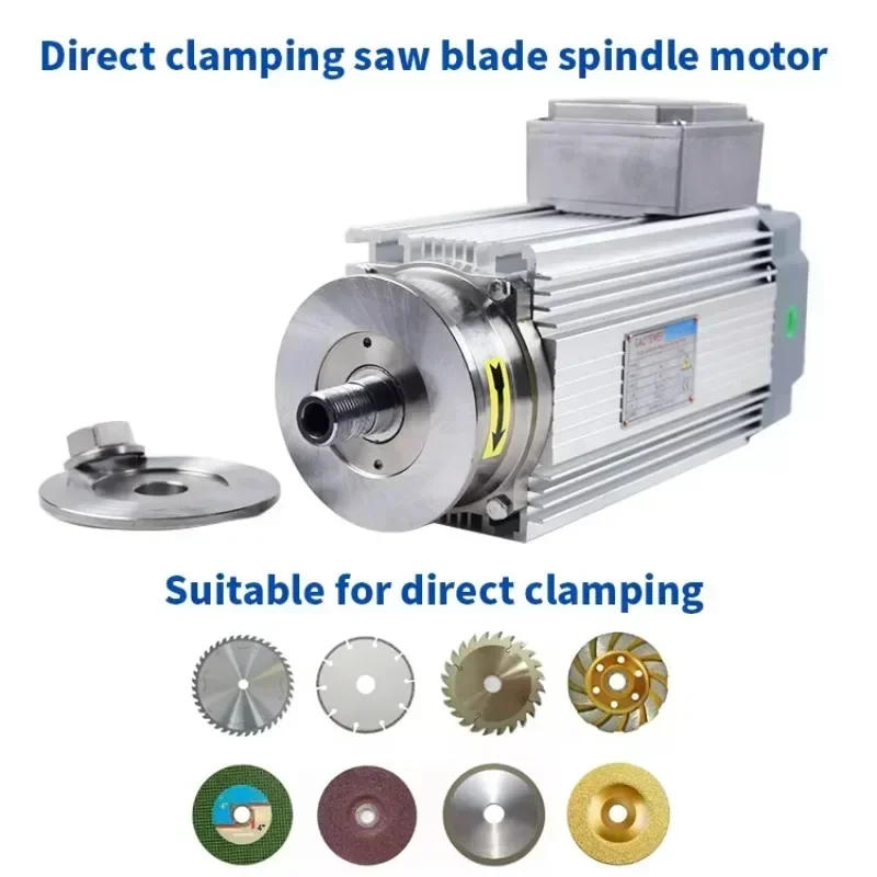 

New CNC Router Woodworking Square High Cutting Sawing Spindle With 3kw 220V/380v 50Hz 3000rpm