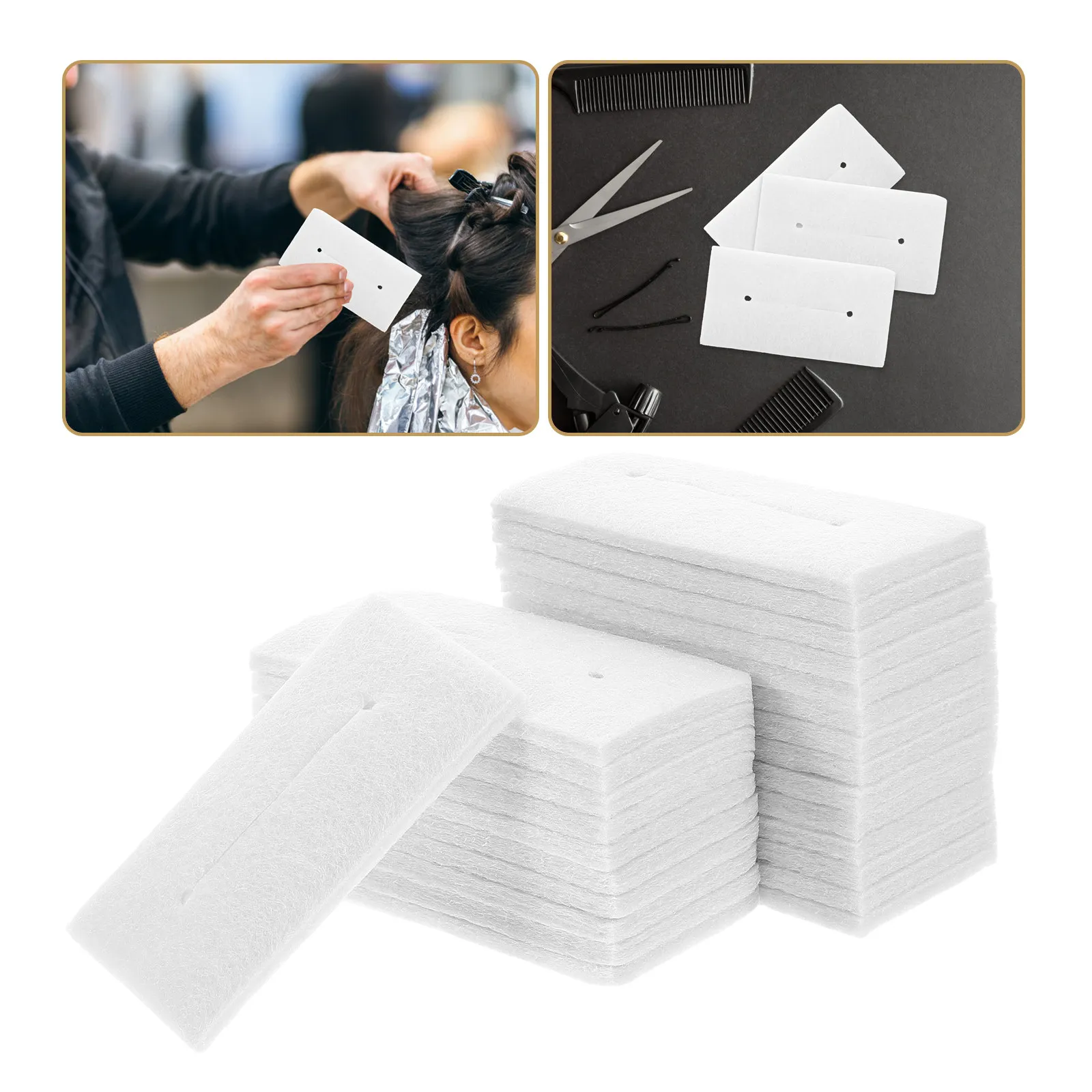 

25Pcs Polyester Resistant Hair Curlers Pad for Perm Rods Wrapping Salon Styling Tools Hairdressing Perm Bar