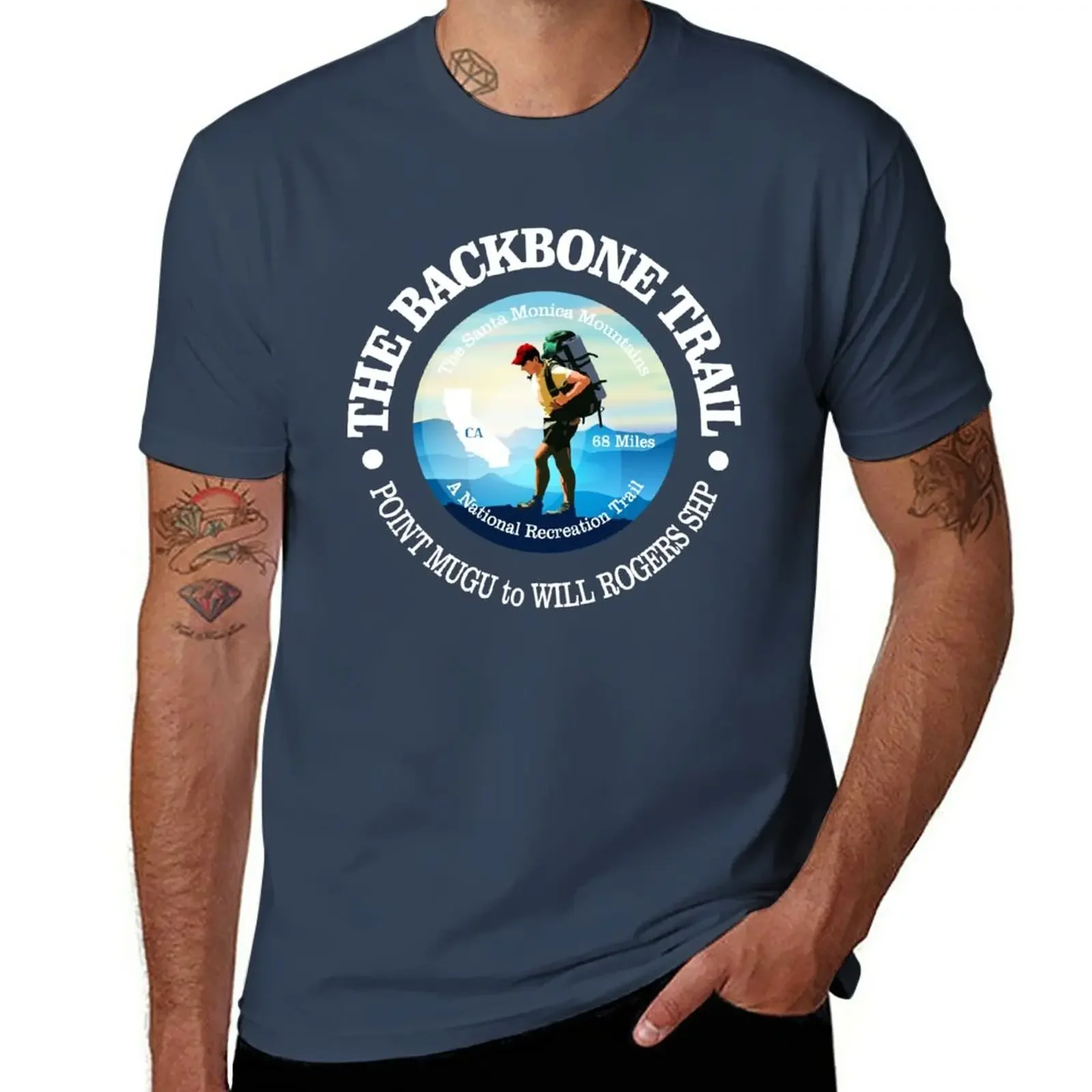 

Backbone Trail (C) T-Shirt sports fans summer clothes t shirts for men pack