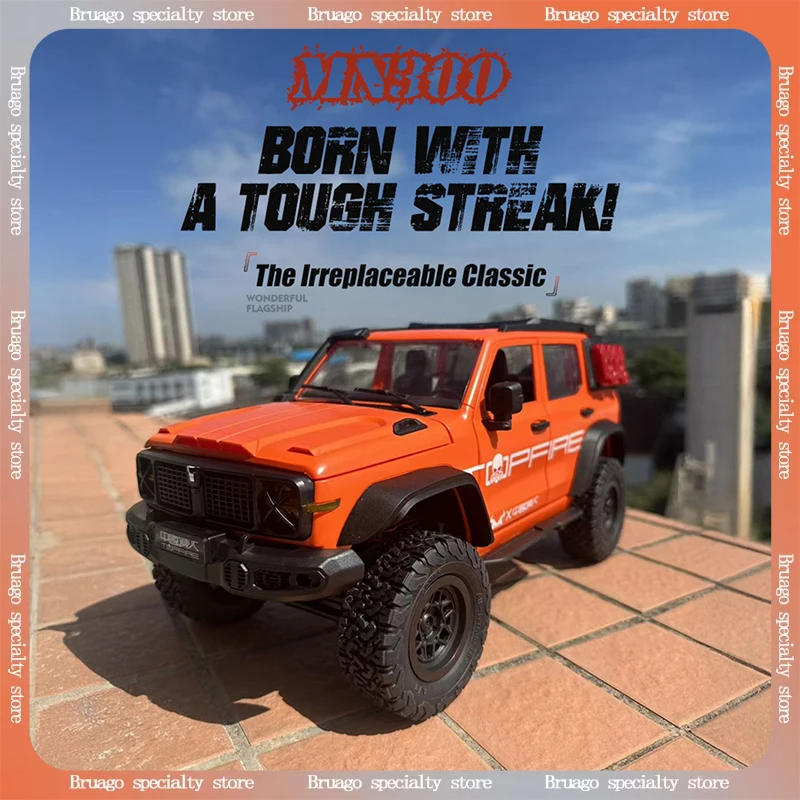 

New MN300 RC Tank Model 2.4G Anti-Interference Remote Control Military Style Off-Road Vehicle Durable Plastic Toy Car