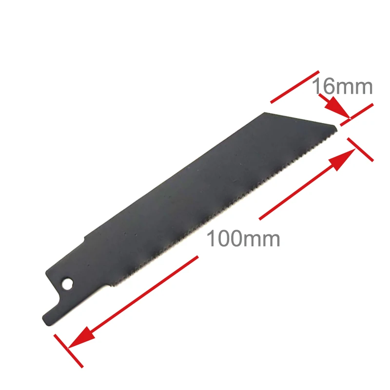 5pcs 4 Inch 24TPI HSS Bimetal Reciprocating Saw Blades Metal Cutting Jigsaw Blade 100MM length Sabre Sawing Blade for Metal Wood