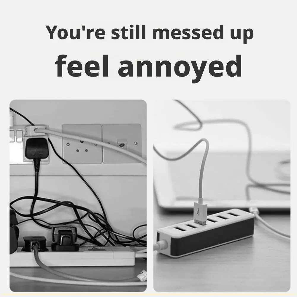 كابل بيانات تخزين ربطة كابل سيليكون للهواتف اللوحية ماوس سماعة قابل للتعديل قابلة لإعادة الاستخدام مشبك كابلات لشحن الكابلات