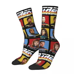 Calzini da uomo di moda Casual Stars trek Neon Sock Sport calze da donna primavera estate autunno inverno