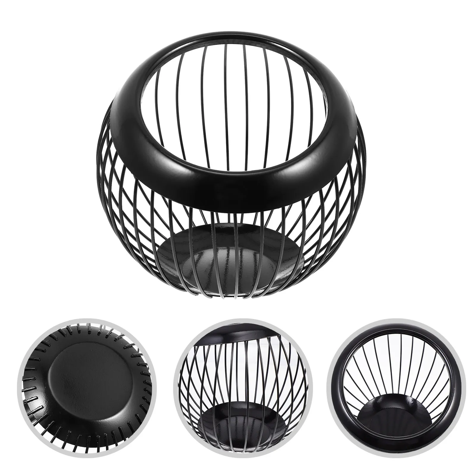 

Modern Hollowed Storage Basket Stainless Steel Fruit Container for Closet Bathroom Living Room Decorative Metal Organizer Box