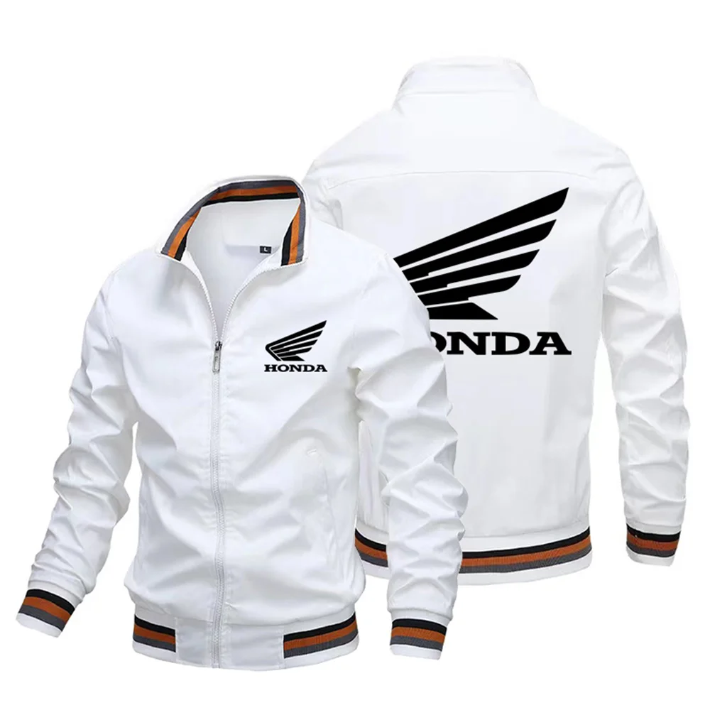 2025 Honda Men's Motorcycle Jacket Spring and Autumn Outdoor Leisure Fashion Sports Coat Ultra Thin Zipper Sunscreen Clothing