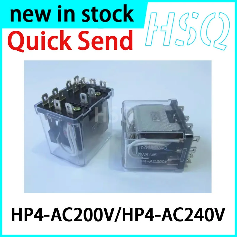 1PCS New  HP4-AC200V HP4-AC240V 14 Pin 10A Relay