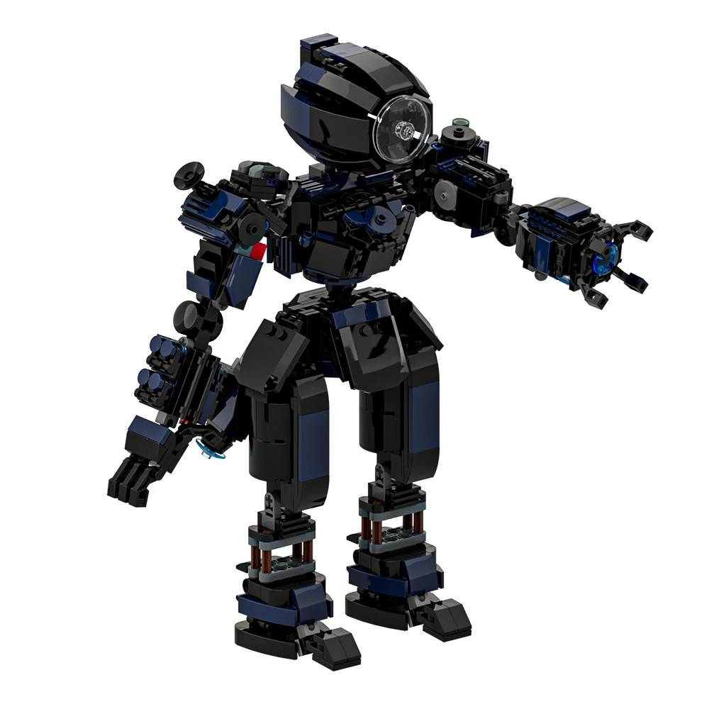 Gobricks MOC Rapid Redeployable Heavy Mech Bricks Модель AD-HS4 Rapid Heavy Mech Строительные блоки Сборные игрушки Детский подарок на день рождения