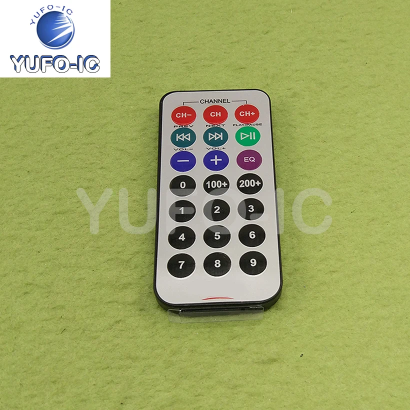 Free Ship 5pcs Single-Chip Microcomputer 51 Remote MP3 Remote Control Infrared Remote Controller 21 Button  (With Battery)