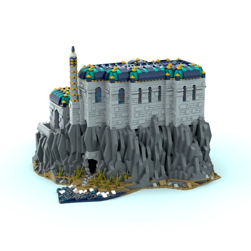 6945 stücke MOC Oriental Architektur Serie Orientalischen Palast Traditionellen Stil DIY Modell Bausteine Geburtstag Spielzeug Geschenk