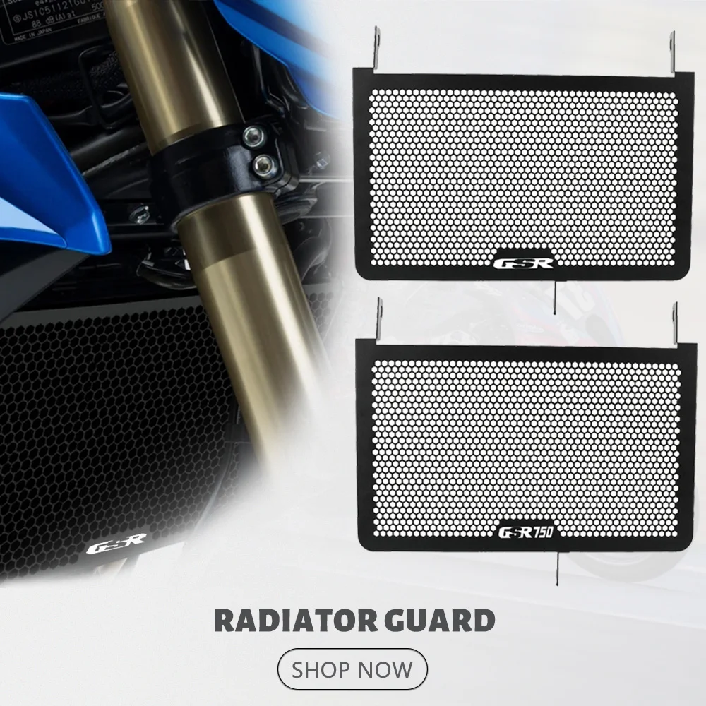 

Motorcycle Accessories Radiator Grille Guard Cover Grill Protector For Suzuki GSR 750 GSR750 Non-ABS 2010-2017 2016 2015 2014