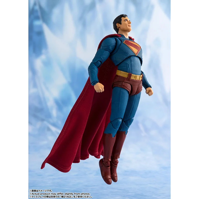 In Stock Original Bandai S.H.Figuarts Superman Comic Hero Action Figure Action Model Collection Toys Gift view 3