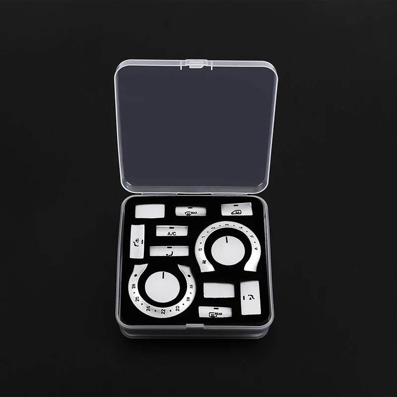 

For Mercedes-Benz A-Class B-Class GLA Interior Central Control Air Conditioning Adjustment Button Sticker Decoration Accessories