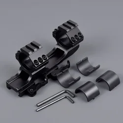1pcs Picatinny Scope Mounts 25.4mm/30mm Double Rings Quick Release Scope Mount Adapter Ar15 Ak 47 Bracket  20mm Picatinny Rail