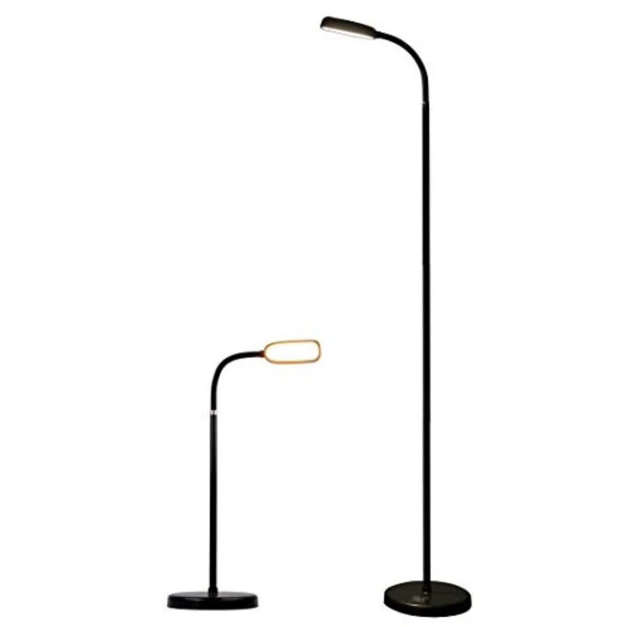 

Беспроводная перезаряжаемая лампа FlexLamp 2-в-1 с разъемом Type-C, настольная/напольная, с регулировкой 3 цветов, гибким штативом и плавной регулировкой яркости для Pi