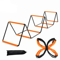 Dual-Purpose Soccer Training Jump Ladder Multifunctional Agility Ladder Speed Training Coordination Footwork Football Equipment