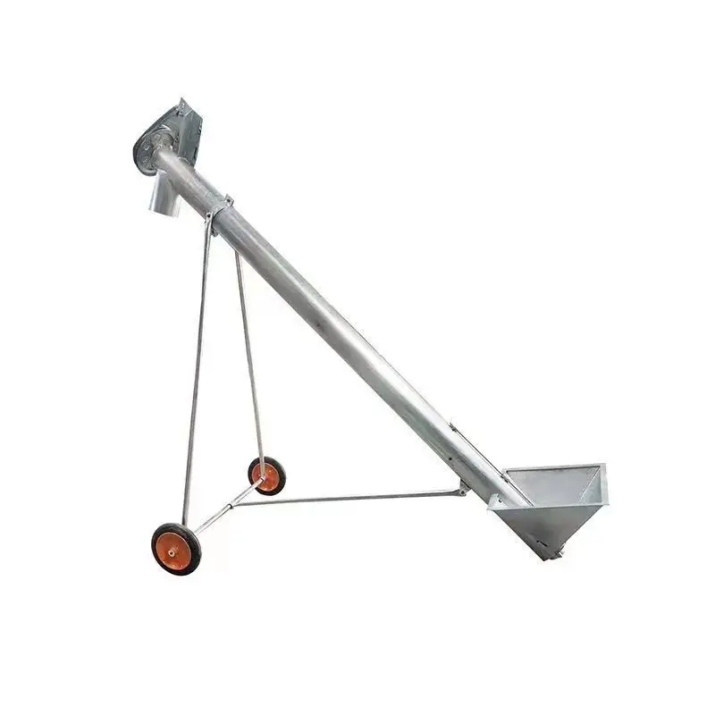 Screw Conveyor Feed Corn Grain Hoist Vertical Feeder Stainless Steel Jiaolong Lifting Feeding Strand