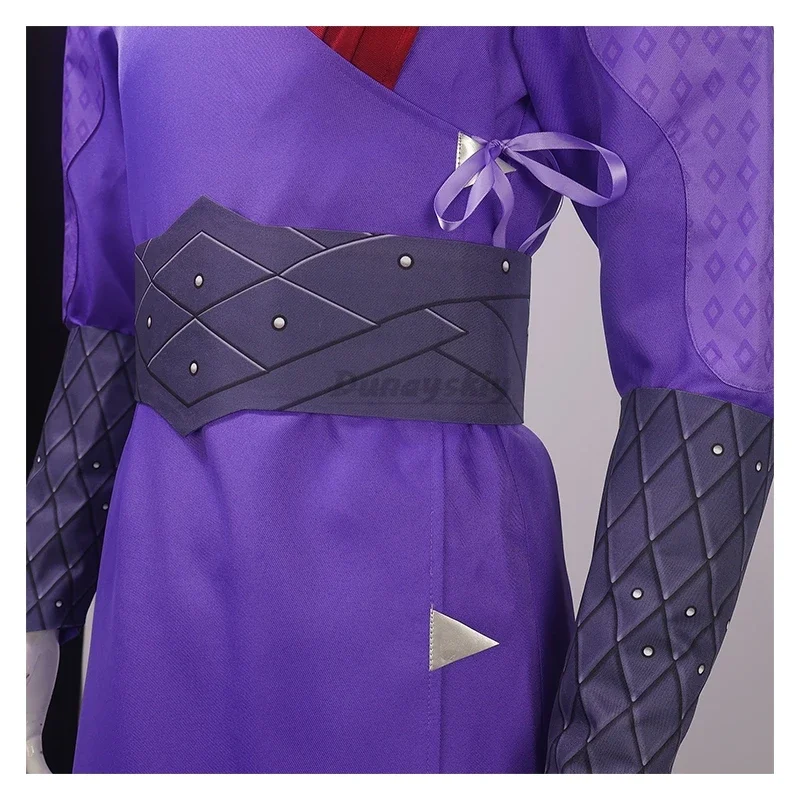 أزياء كوسبلاي جيل التأثيرية خندق أرجواني رداء رجالي لعبة Baldurs بوابة 3 لعب الأدوار بوابة موحدة للهالوين عيد الميلاد كرنفال F