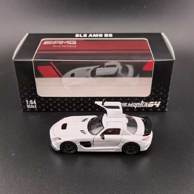 ◆AMGSLS◆ New Fine Works 1:64 Mercedes-Benz Sls Amg Bs Goul-Wing Door Series