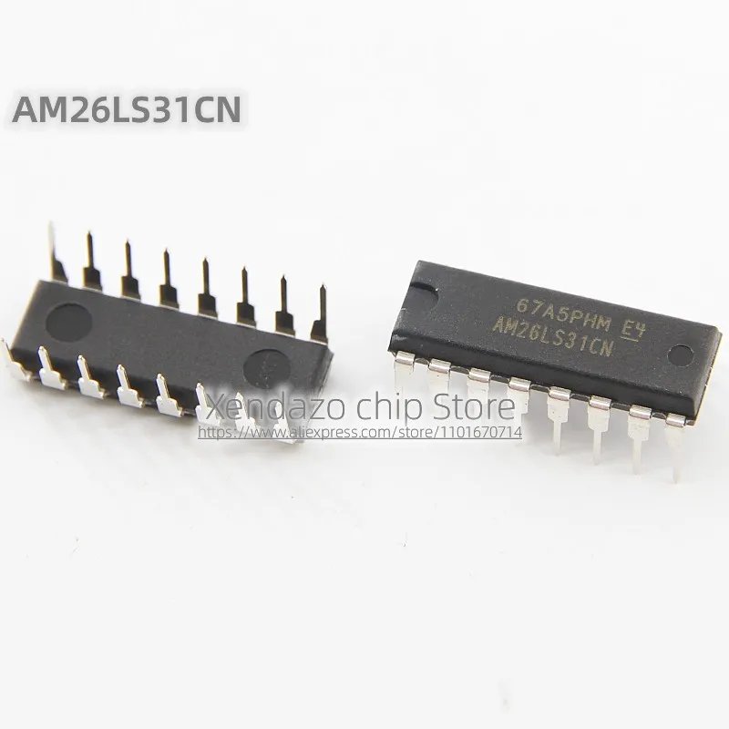 5pcs/lot AM26LS31CN AM26LS31 DIP-16 package Original genuine Line driver transceiver chip