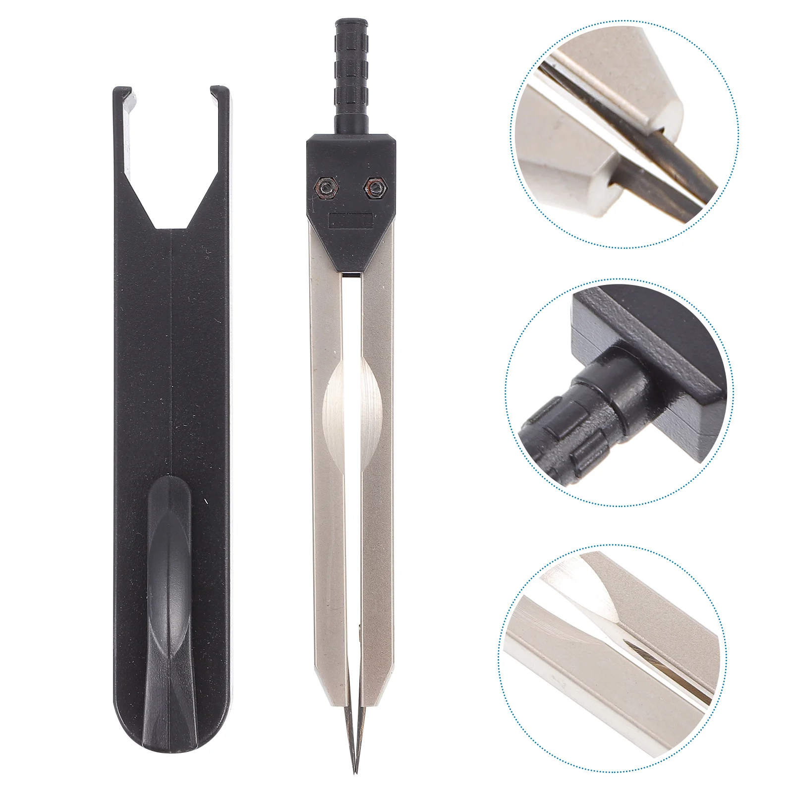 Electrocardiograph Measuring Caliper Protective Sleeve Smooth Indentation Medical Tool for Electrocardiogram Measurement Ecg Ekg