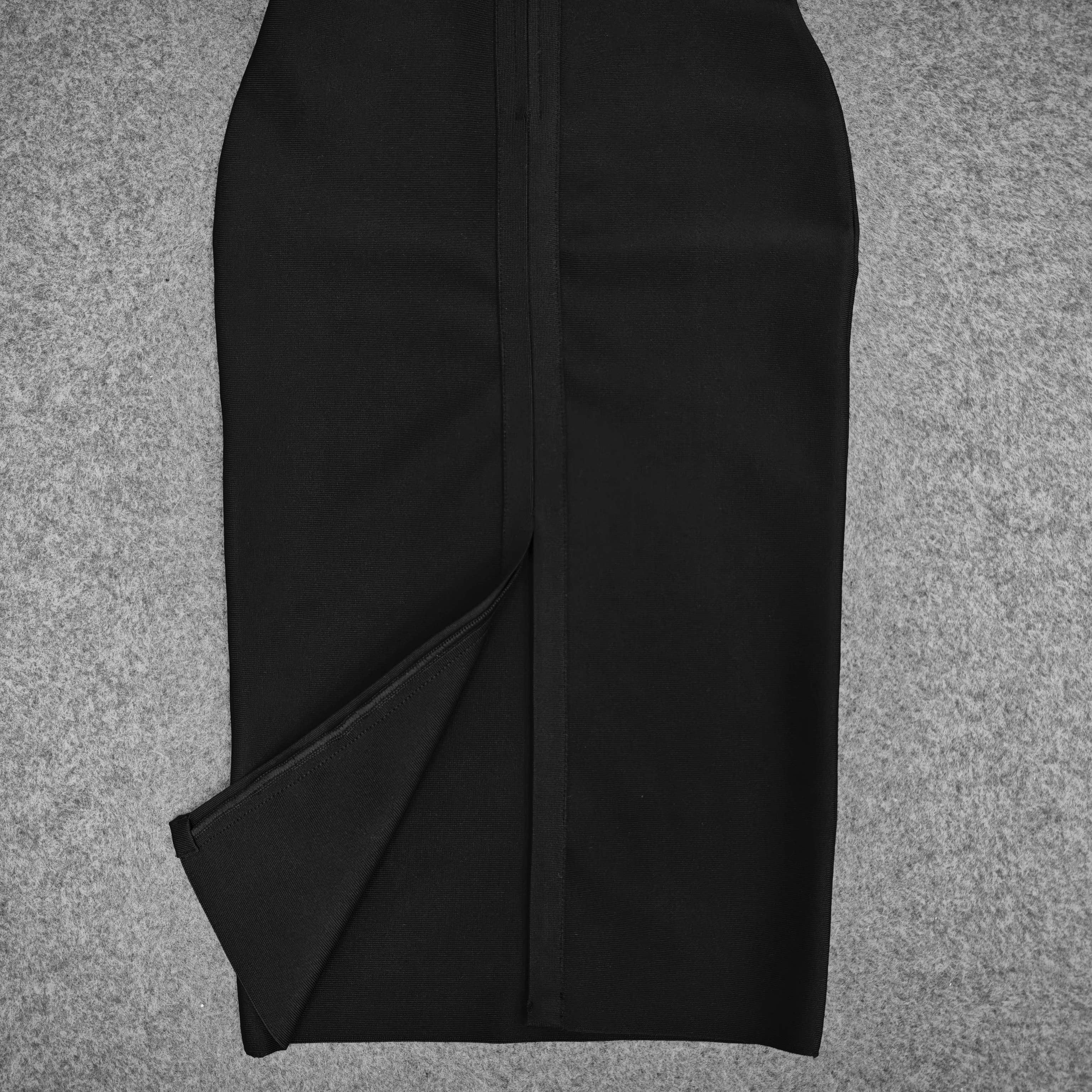 Nowa seksowna sukienka damska z głębokim dekoltem, zdobiona diamentami, dopasowana, w stylu gwiazd, z bandażami, idealna na imprezy i wieczorne wyjścia.