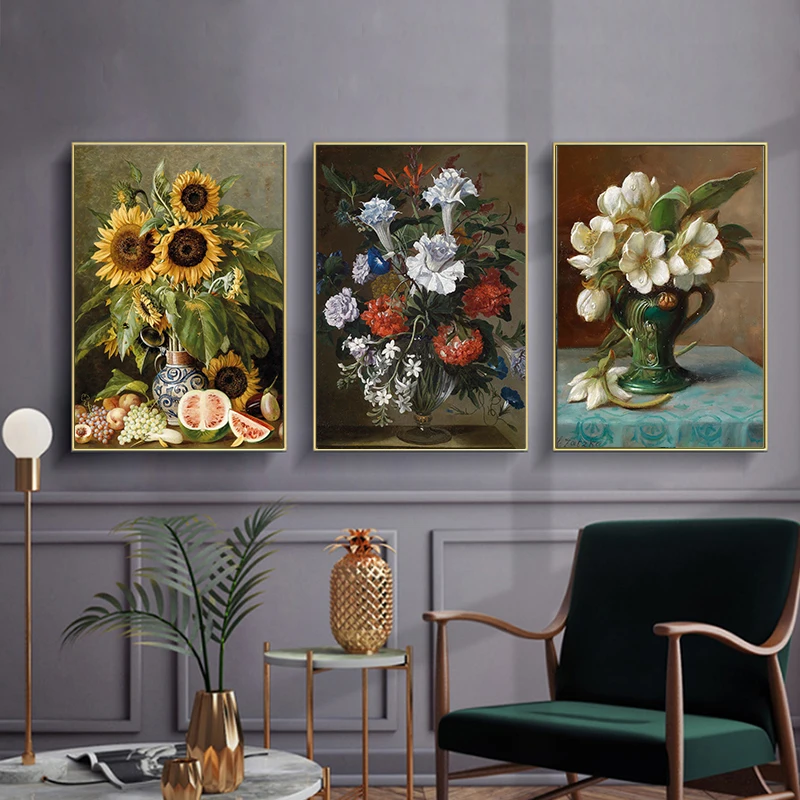 Famous Painter Paintings 5D Diamond Painting Famous Painting Rhinestone Embroidery DIY Cross Stitch Kit Flower Home Decor Gift