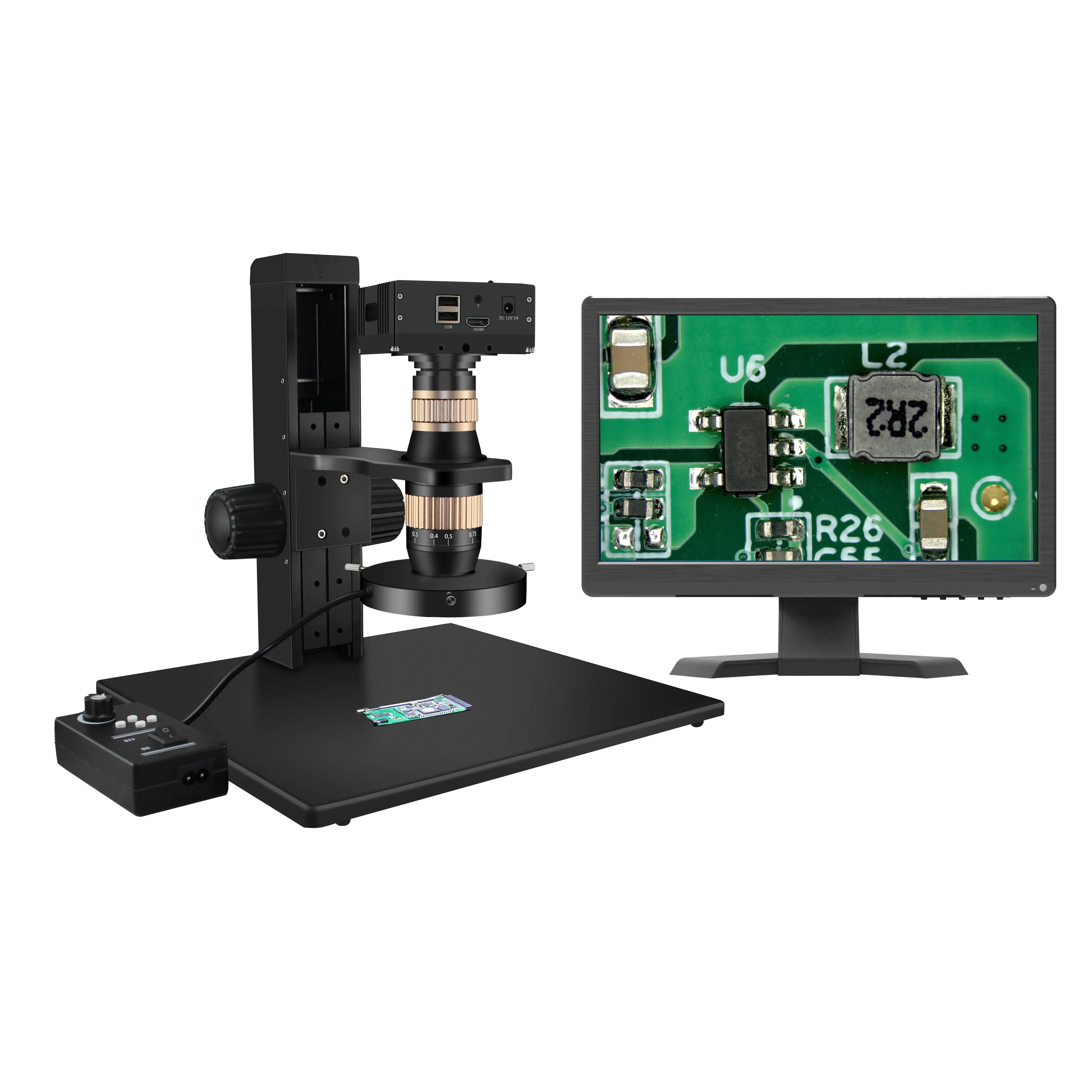 

Ft-Opto FM03254K 14X to 120X Ultra 4K High-Definition Camera Electronic Digital Microscope