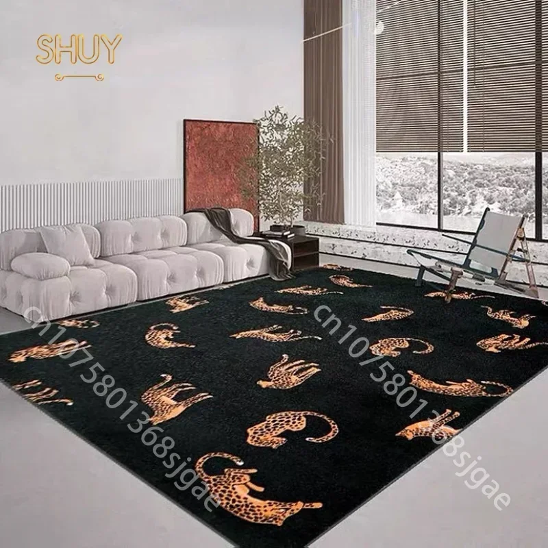 Leopard Zebra Cartoon Carpet Home Sofa Tea Table Coffee Tables Decor Area Rug Bedroom Kidsroom Bedside Floor Mat Bathroom Rugs