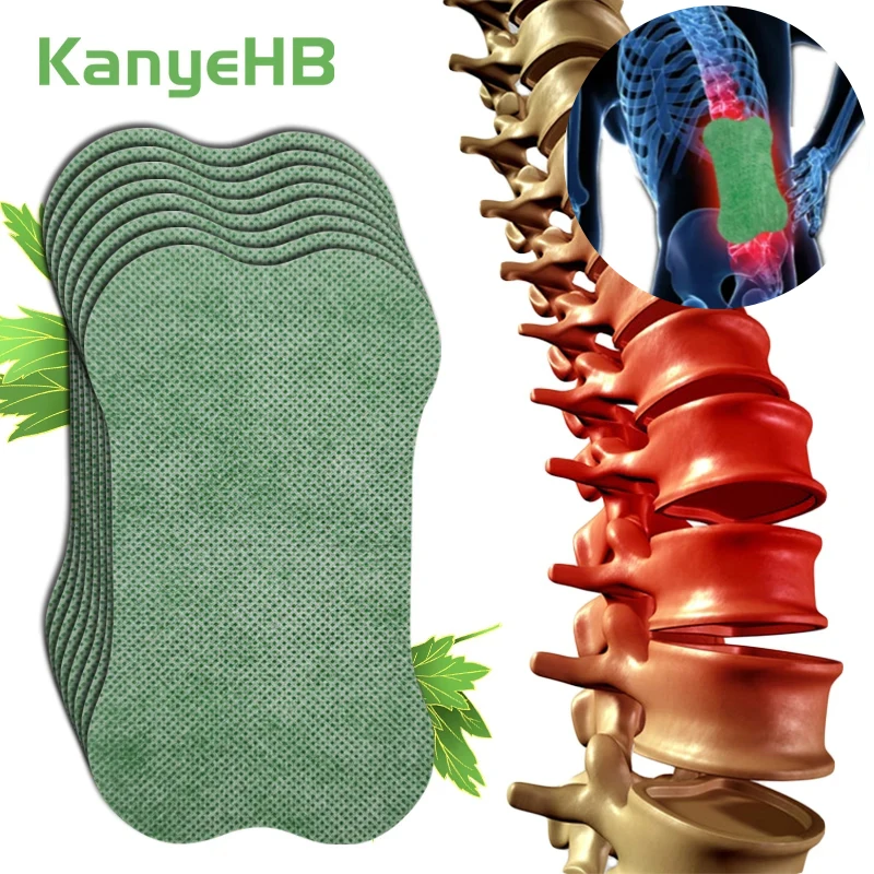 

60/6 Piece Lumbar Patches Health Protection Patches for Lumbar Long Lasting and Fast Acting for Muscle 8 Hours Deep Heating
