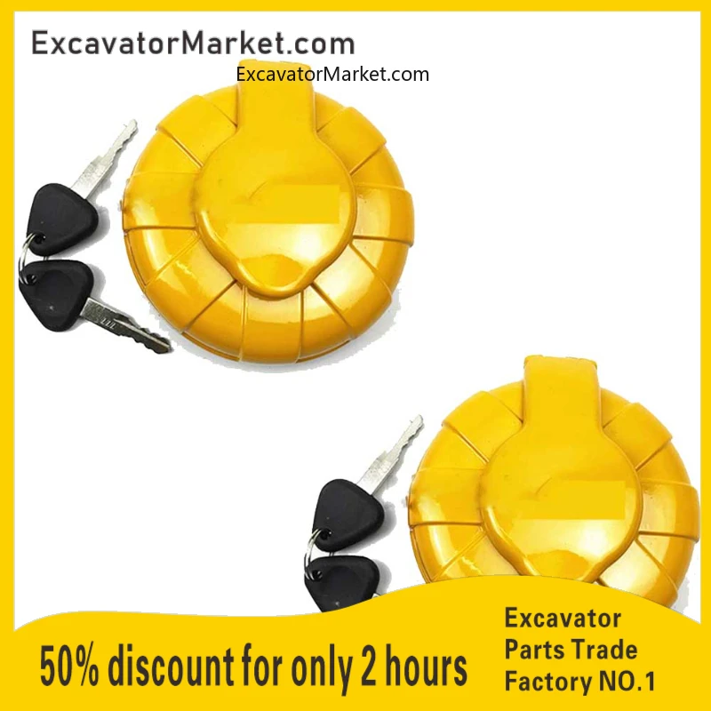 

Excavator Parts Diesel Fuel Tank Cap For EC Lingong 60 80 120 140 210 240 290 360 480 Excavator Parts