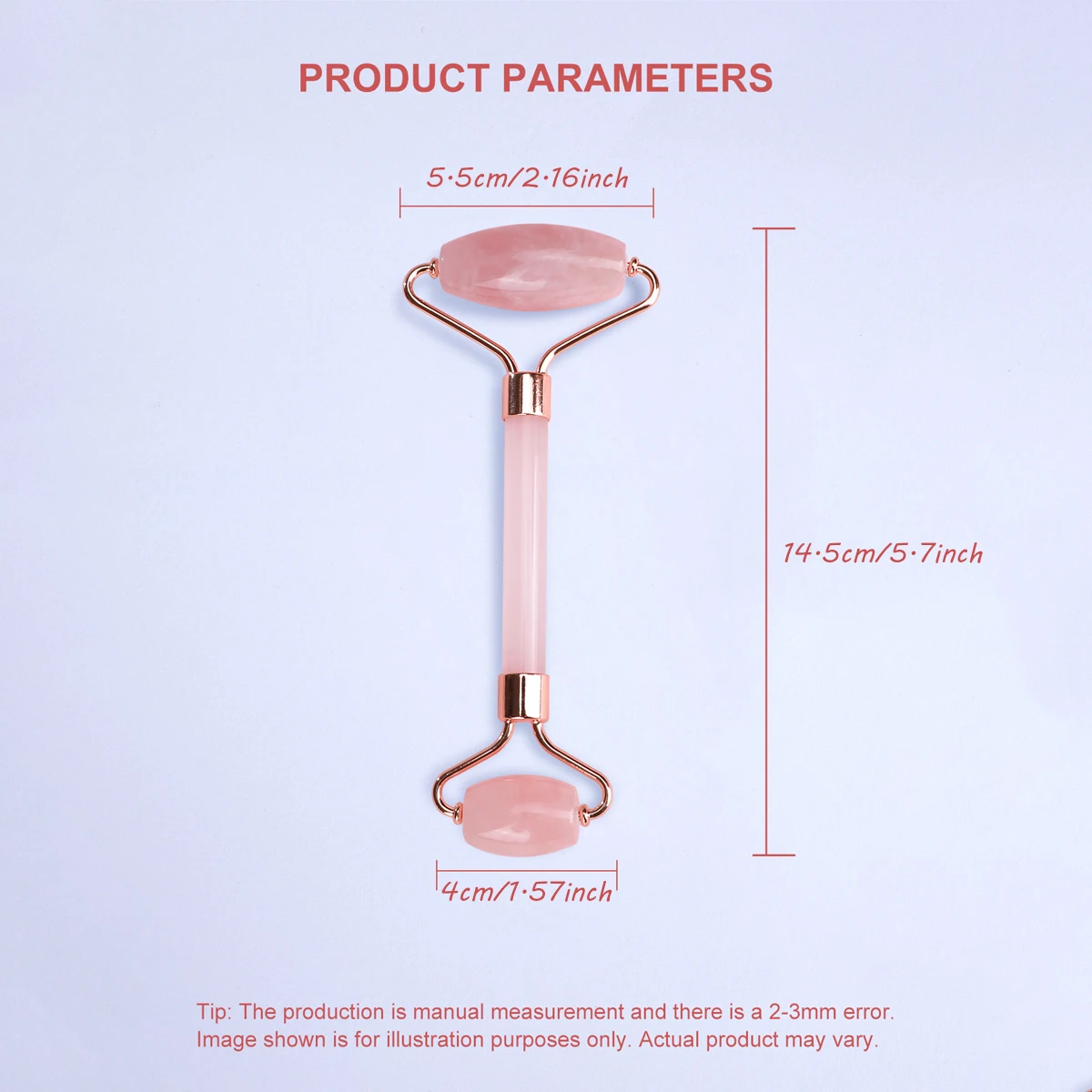 フェイシャルケアに使用されるクォーツジェイドローラー,フェイシャルケア,肌触り,美容,しわの軽減,しわの軽減,リラックス,1個