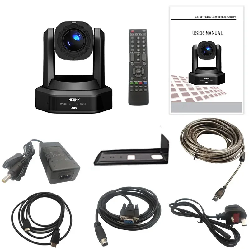 USD632 Spedizione gratuita HD66K-20N NDI POE SDI 4K 8MP 20X Zoom ottico PTZ Telecamera per conferenze AI Monitoraggio automatico Streaming live