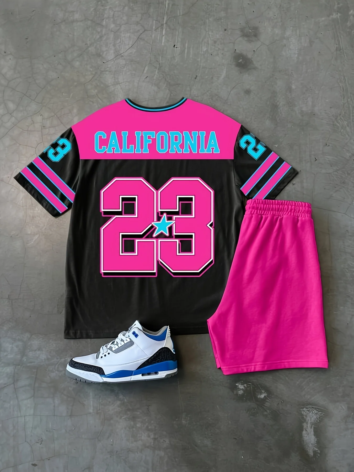 Sommer 2025, heiß verkaufter Herrenanzug, lässige und modische 3D-gedruckte Outdoor-Freizeitsportbekleidung