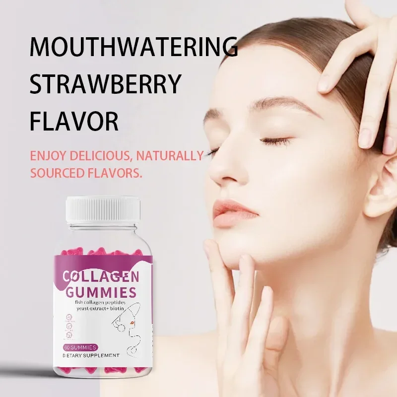 

1 бутылка коллагеновых жевательных конфет для предотвращения сердечно-сосудистых заболеваний, добавок кальция для поддержания эластичности кожи.