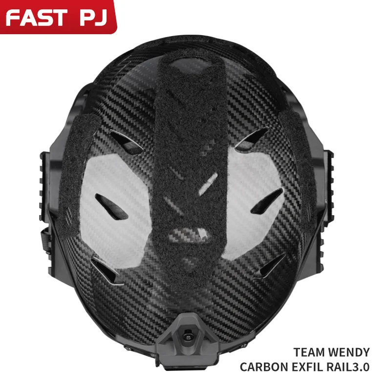 Kask Wendy\'s Carbon Fiber Edition, z podszewką Premium, bezpieczeństwo zawieszenia, ratownictwo awaryjne, czapka do jazdy na nartach