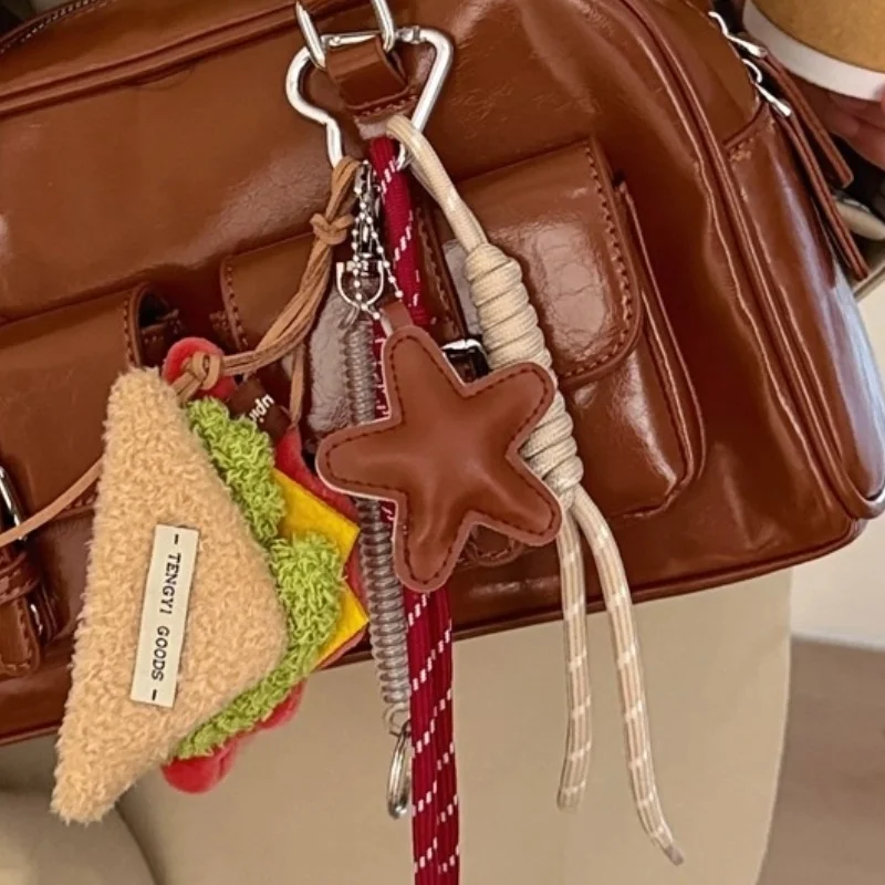 Desserts colorés jouets en peluche porte-clés sacs à dos pour filles gâteaux mignons pendentifs de crème glacée pendentifs de voiture de haute qualité cadeaux de vacances