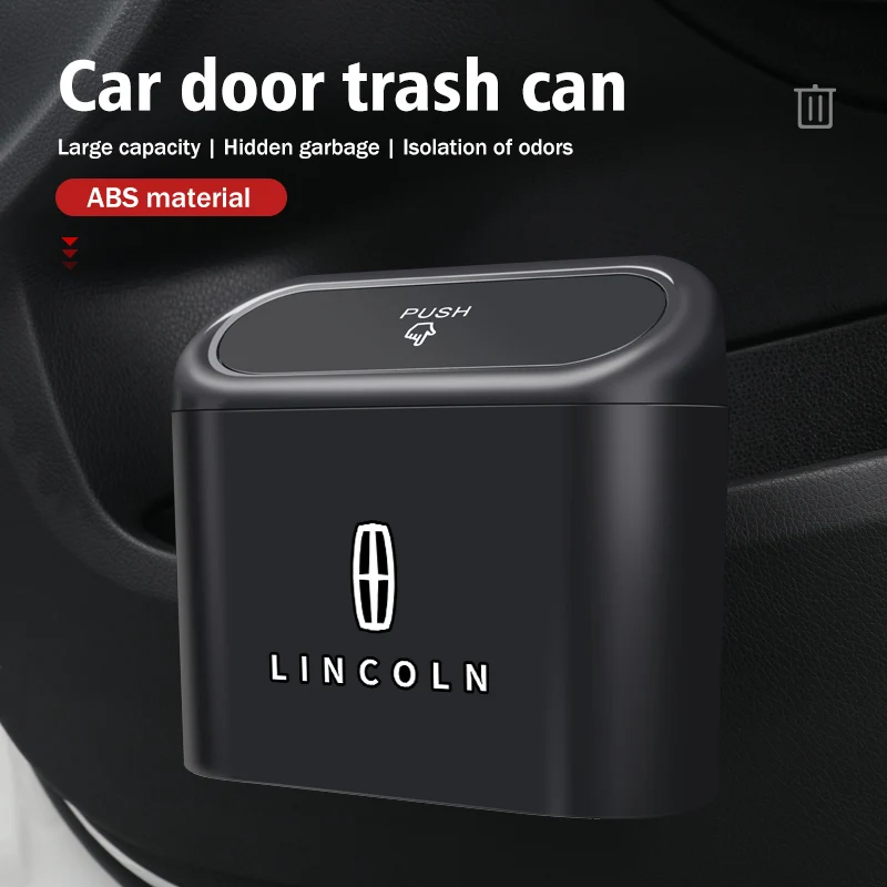 

Автомобильный мусорный бак, пепельница для хранения, аксессуары для мусорного бака для Lincoln Mondeo MKZ MKX Aviator Navigator Continental Corsair