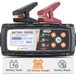 ANCEL BT521 Car Battery Tester 12V Battery Charger Automative Maintenance Battery Analyzer Cranking Test Battery Charging Tool