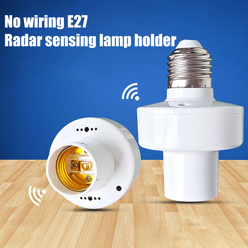 LED Lamp Holder PIR Motion Sensor E27 For LED Bulbs Automatic Human Body Lamp Holder Intelligent Smart Life For Home Living Room