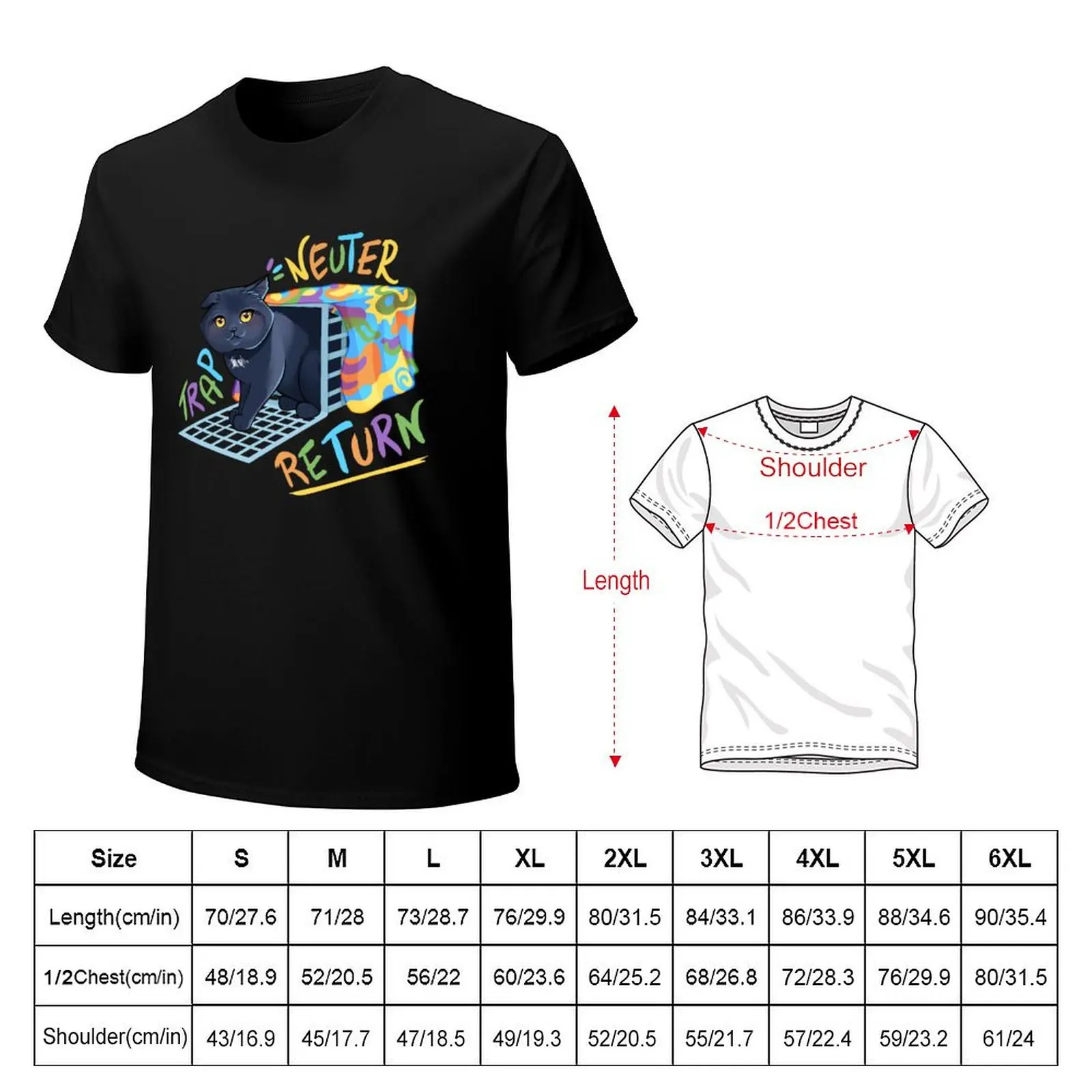 Trap Neuter Return Wonky T-Shirt Casual Streetwear Short Sleeve Tee