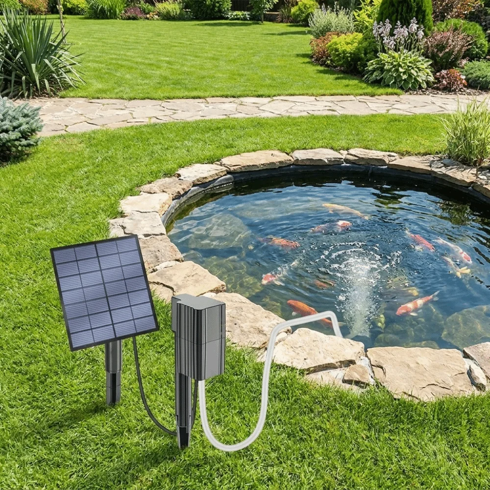 Aérateur de bassin solaire à f - Aquarium Pump avis et prix