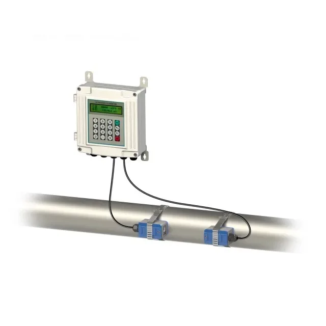 T-Measurement Low Price Wall Mounted Ultrasonic Water Flowmeter TUF-2000SW Clamp on typed PT00 temperature sensor