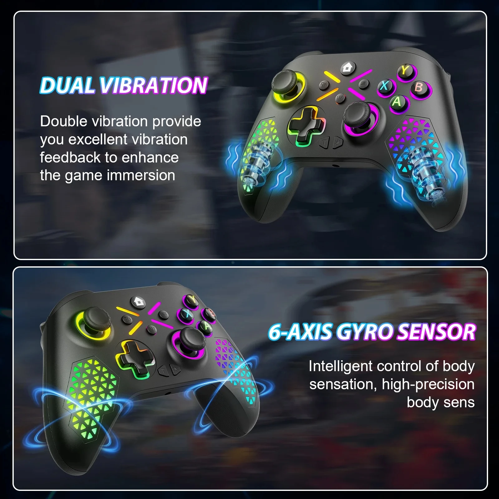 Kabellos fr Xbox One Controller mit RGB-LED-Hintergrundbeleuchtung,  kompatibel mit Xbox One, Xbox One X/S, Xbox Series X/S, Windows PC -  AliExpress 44