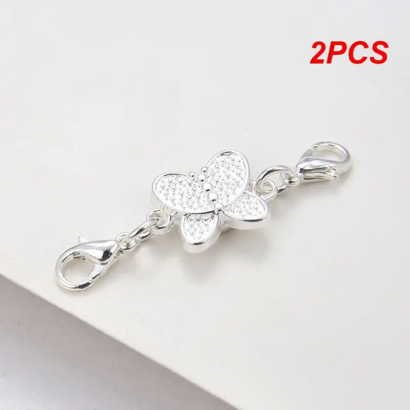 2PCS 40*11mm Butterfly Magnetic Bracelet Clasp Jewelry Findings Lobster Clasps Hooks For Necklace Bracelet Chain Accessories