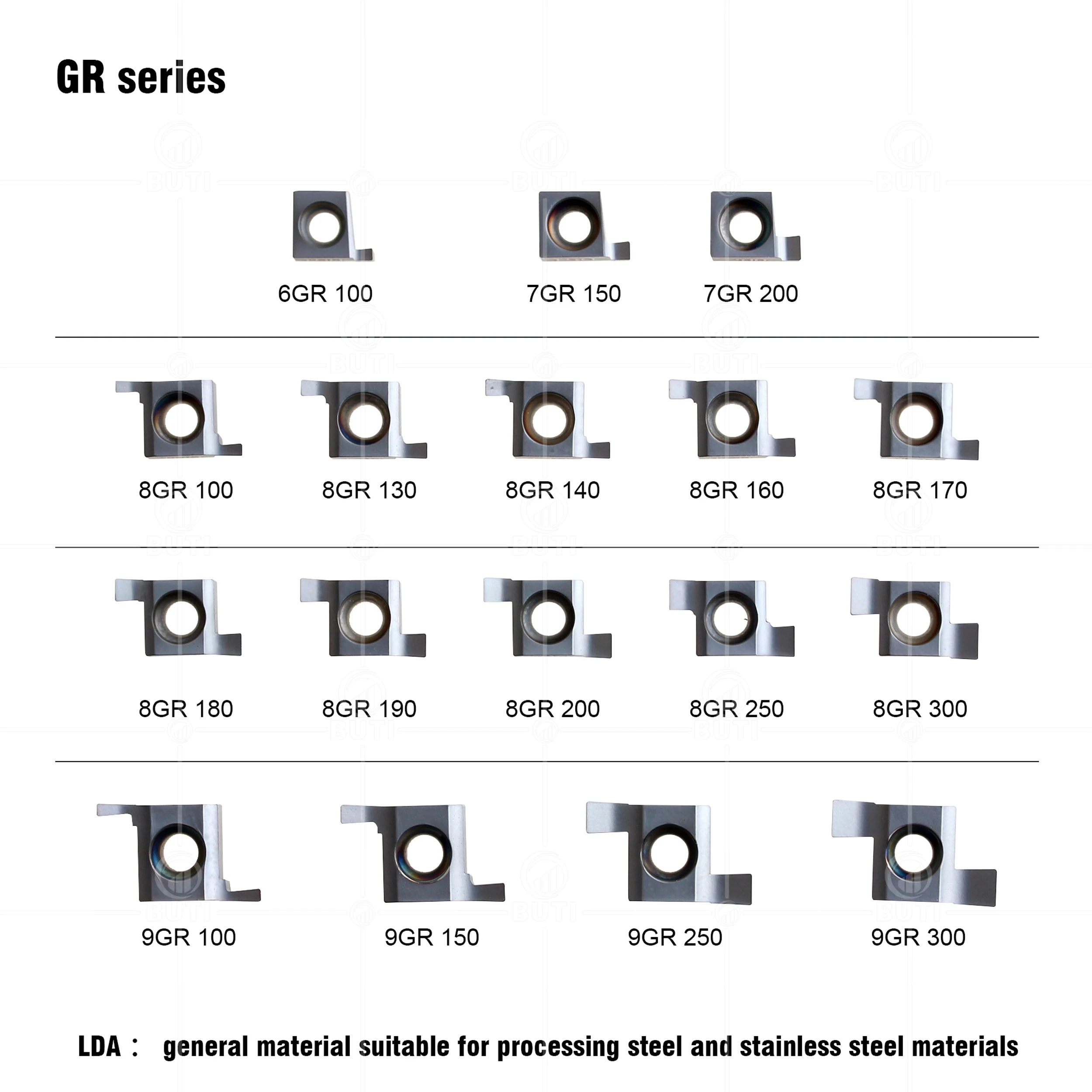 Imagem -06 - Deskar 100 Original 6gr 7gr 8gr 9gr 100 120 130 140 150 160 170 180 190 200 250 Lda Torno Cnc Entalho Lâminas Ferramentas de Gerencio