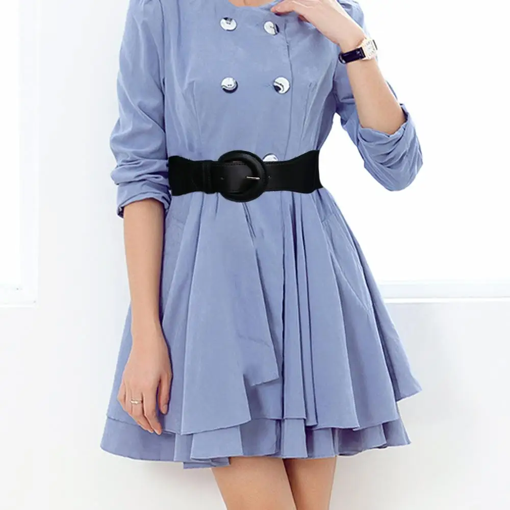 فاسق الجلود مطاطا Cummerbunds مطاطا التعادل حبل مشد حزام بلون حزام واسعة الخصر مشد وتتسابق