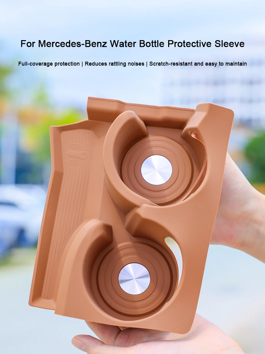 

For Mercedes Benz E C Class GLC X254 W214 W206 2024 2025 Centre Console Cup Holder Armrest Compartment Storage Box Accessories